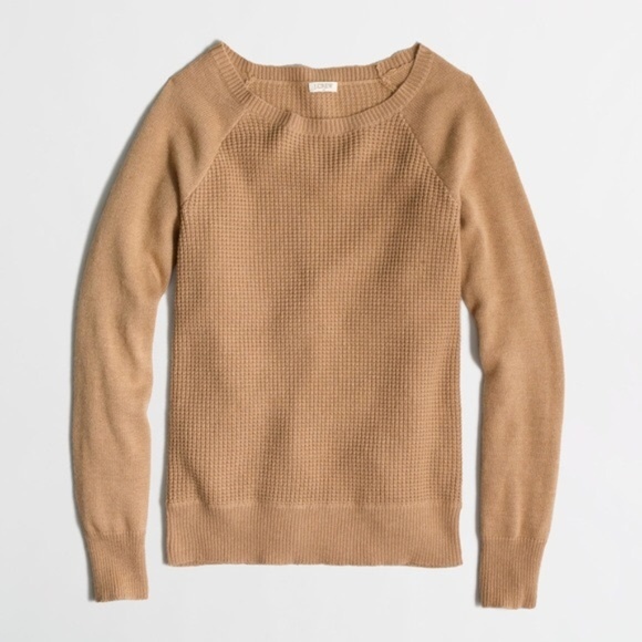 J. Crew Factory Sweaters - J. Crew | Warmspun Waffle Crewneck Sweater